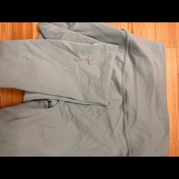 Alo Airbrushed leggings in blue topaz - Picture 2 of 5